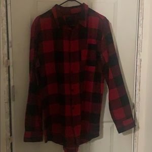 Red & Black plaid flannel